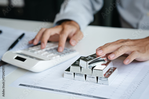 Businessman invests in silver for wealth protection
