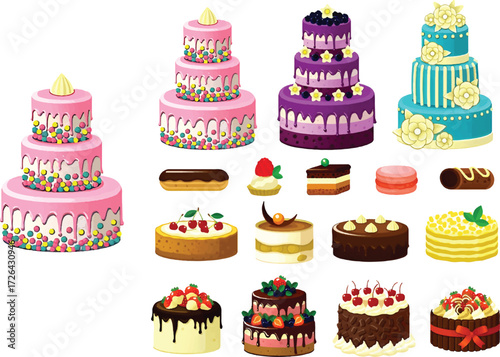 I see you’ve shared another image of cakes and desserts! 🍰🎂