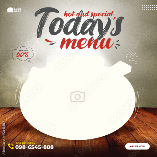 Today's Special Menu: Save Big!
Weekend Menu: Today's Best Deal
Super Delicious Food Menu
Hot and Special, Today's Menu
Save Up To 50% on Your Order.
Today's Best Deal: Don't Miss Out.
