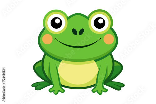green frog cartoon