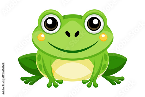 green frog cartoon