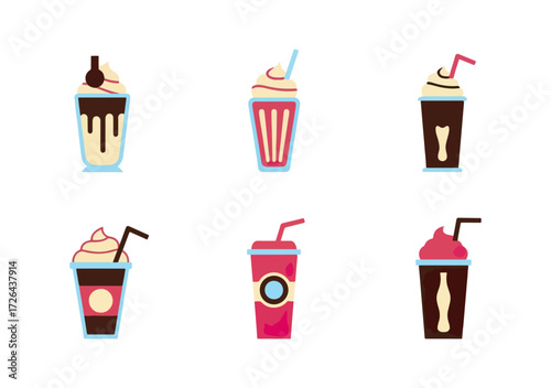Variety of refreshing drinks