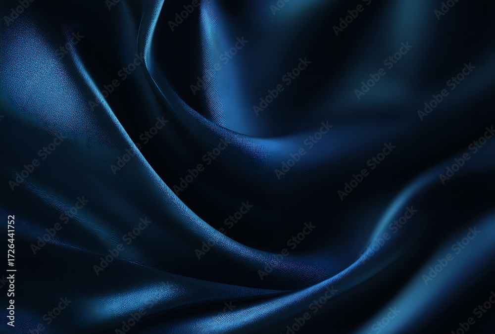 Obraz premium Blue silk background vector presentation design illustration,