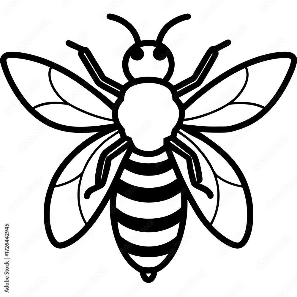 Fototapeta premium bee icon