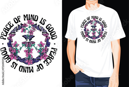 Peace of mind t-shirt design