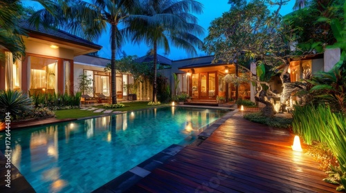 Wallpaper Mural A decorative spring background with blooming cherry blossoms, yellow daffodils, and speckled brown eggs, Torontodigital.ca