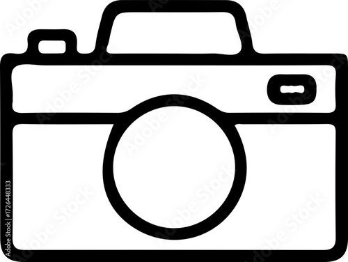 Camera Icon in Flat Style – Photo Camera Vector Illustration