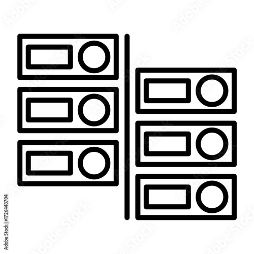 Storage Copy Clone Disk Hard disk HDD SSD Memory Cloud Link Computer Icon Logo Floppy Line Art
