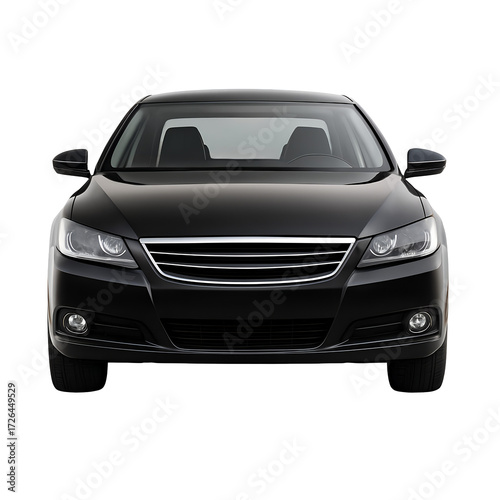 Black sport auto and silver automobile 3d models isolated on white