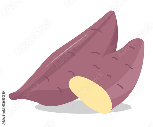 さつまいも。ベクターイラスト