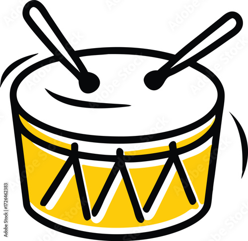 drummer sticks music instrument silhouette vector .eps