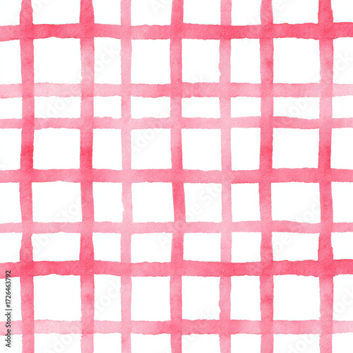 Pastel Pink Plaid Pattern with Seamless Design for Various Uses