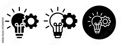 Creativity Icon Collection Glyph & Mixed Style