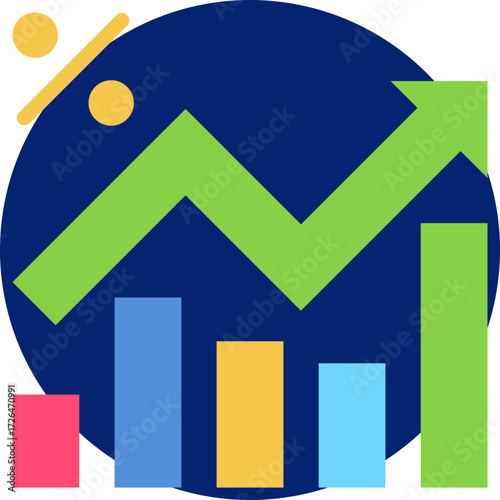 Growth rate icon for economy macro, business, website, application, printing, document, poster design, etc Free Download Growth rate icon for economy macro, business, website, application, printing, document, poster design, etc - GFXLoad