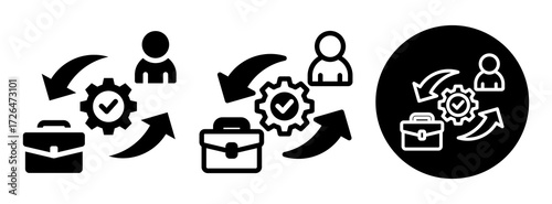 Onboarding Icon Collection Glyph & Mixed Style