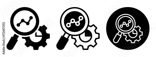 Industry Insights Icon Collection Glyph & Mixed Style