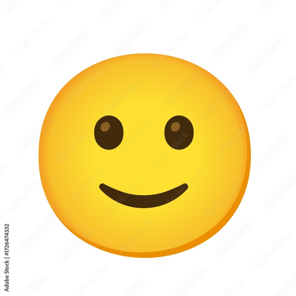 Fototapeta premium smiley face on white