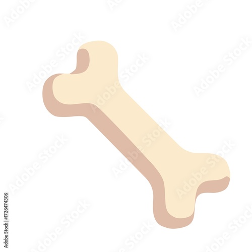 dog bone on white background