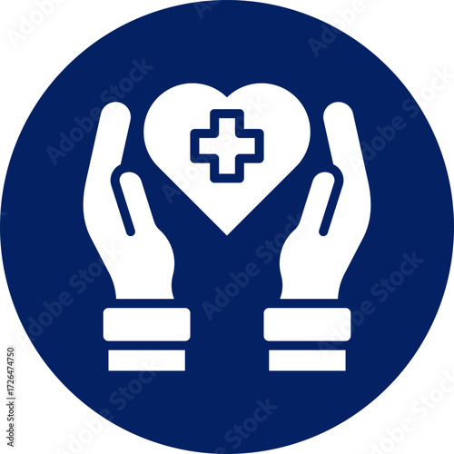 Healthcare icon isolated on white background. vector illustration icon for digital nomad