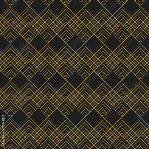 Luxury seamless line pattern background	
