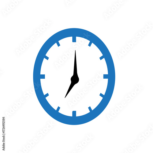 Blue Clock