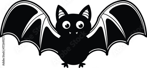 Cartoon Dog with Googly Eyes in a Stormy Windy Environment Illustration