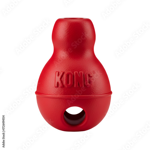 KONG Classic dog toy, isolated on transparent background.