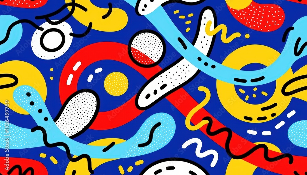 Naklejka premium Abstract Colorful Background Pattern Design for Modern Graphics