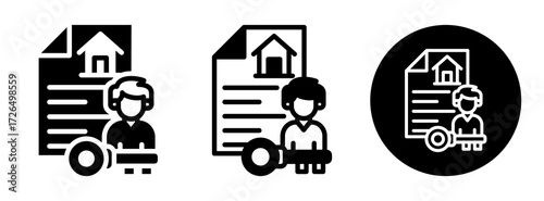 Tenant Icon Collection Glyph & Mixed Style