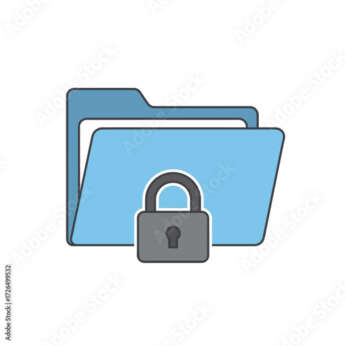 Secure Document Folder Protection with a Lock, Data Safety, and File Confidentiality