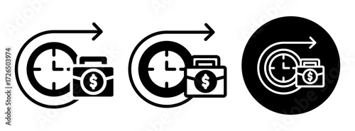 Future Business Icon Collection Glyph & Mixed Style