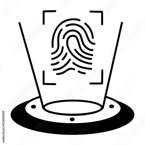 A drawing style icon showing lock keys
