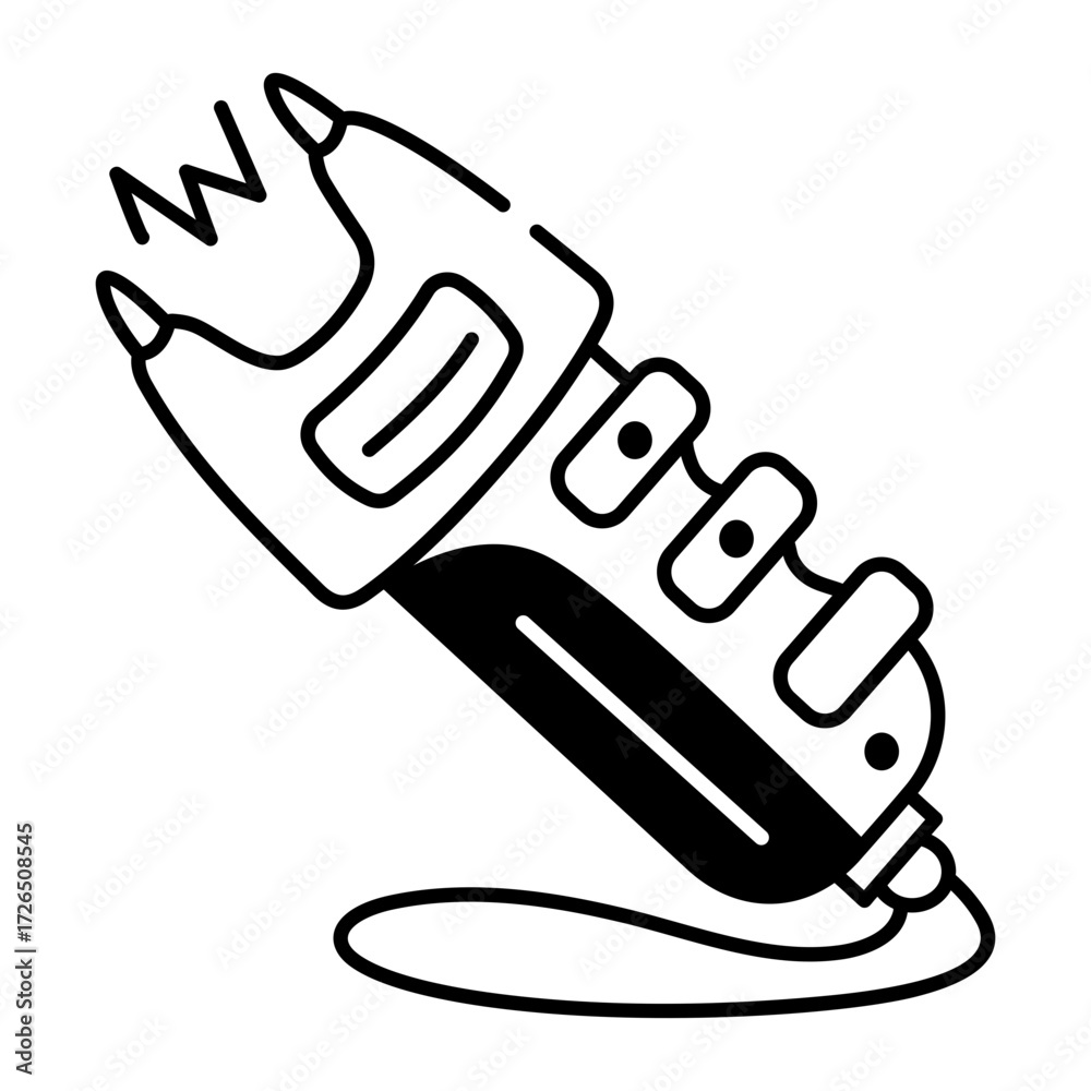 Obraz premium A doodle style icon showing legal agreement 