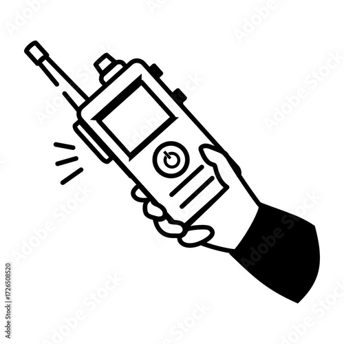 A drawing style icon showing lock keys