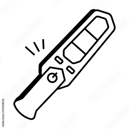 A doodle style icon showing mugshot
