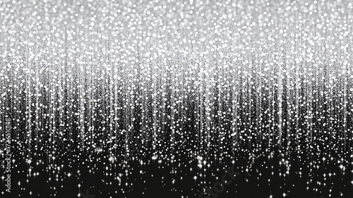 Sparkling silver ombre glitter background