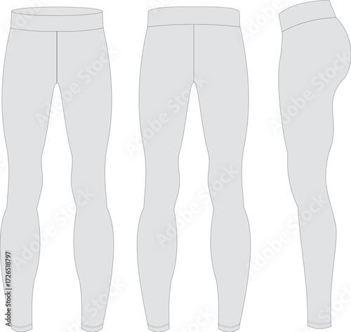 LADIES LEGGING MOCKUP TEMPLATE	