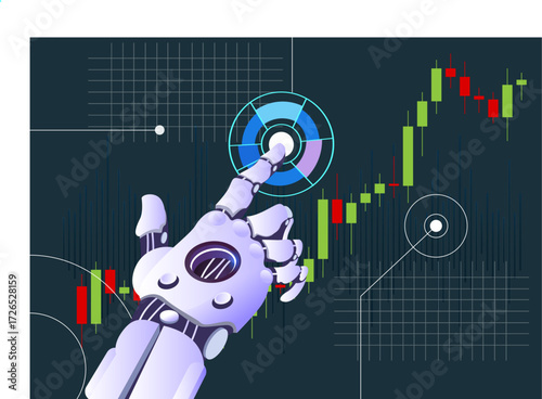 A professional vector file featuring forex trading-themed backdrop and background elements, perfect for financial presentations, trading platforms, investment websites, and stock market designs.