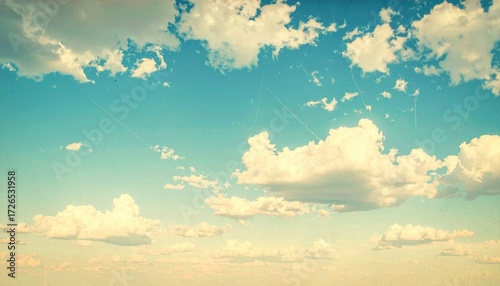 Panoramic view of a partly cloudy sky