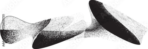 Decorative wave of line . Brush stroke waves. Abstract flow linear fluid design element .Zigzag wave. Wavy Music sounds lines. Squiggle brush stroke . Ornament design.Line art .Brush paint Vector 