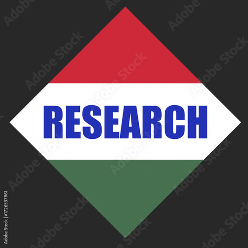 Hungarian-themed text design styled in the colours of the Hungary national flag—red, white, and green. Suitable for concepts related to Hungary, national identity, culture, European countries, patriot