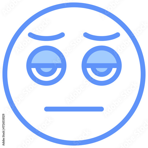 Tired Outline Blue Color Icon Free Download Tired Outline Blue Color Icon - GFXLoad