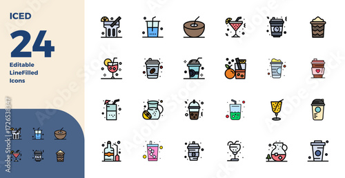 Perfectly balanced 24 Duotone PIXEL perfect vector icons for Iced, sized at 128x128 for harmonious integration in digital design projects.