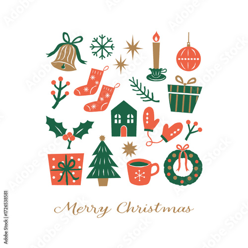 かわいいクリスマス素材セット