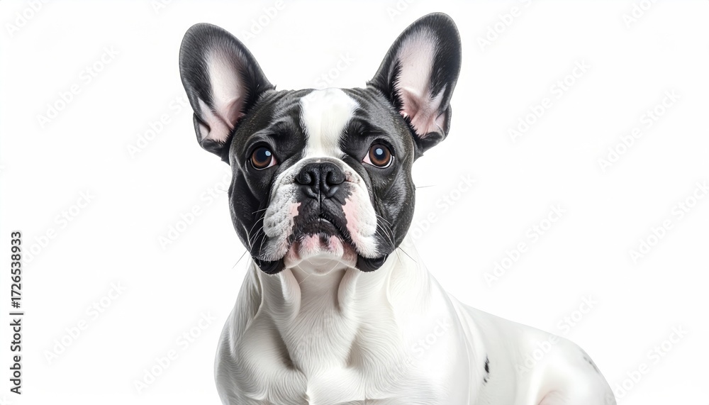 Fototapeta premium Close-up portrait of a French Bulldog (5)