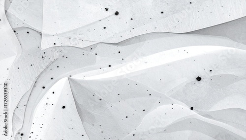 Abstract grayscale texture with subtle shapes and dots