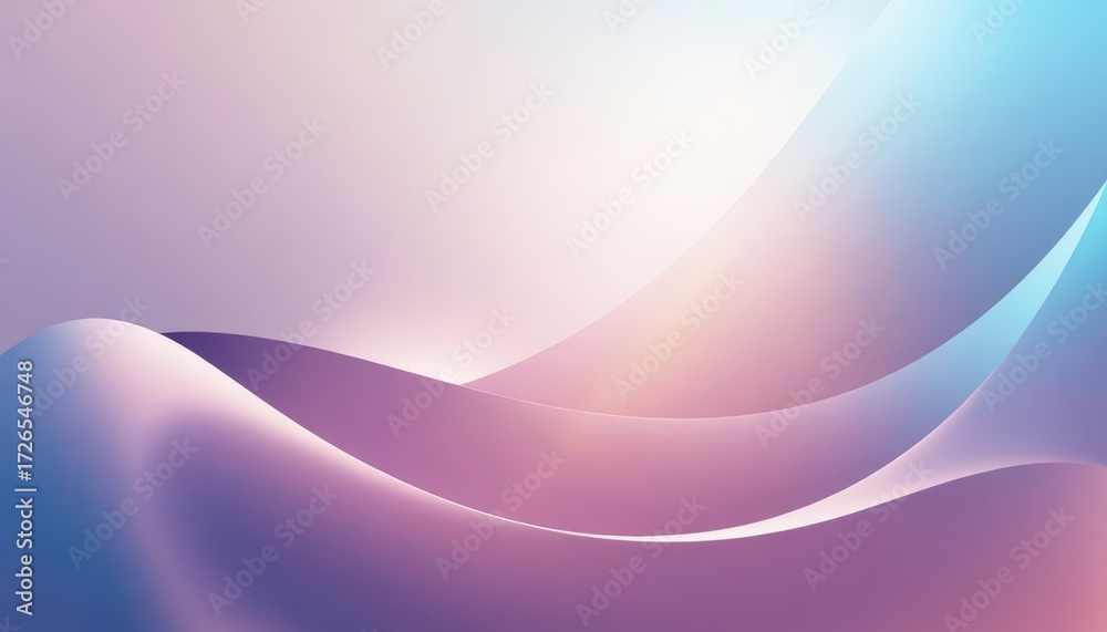 Fototapeta premium Abstract Gradient Background Smooth Curves and Soft Colors pink