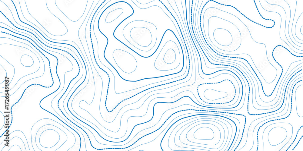 Fototapeta premium Seamless mountain topographic map green background vector. Design for wall arts, fabric , packaging , web, banner, app, wallpaper