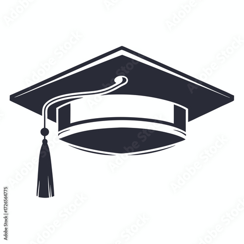 A simple graduation cap with tassel is featured in an iconic academic image