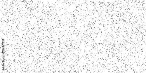Tableau sur toile Seamless pattern of scattered grey and white irregular mosaic tiles on a white b